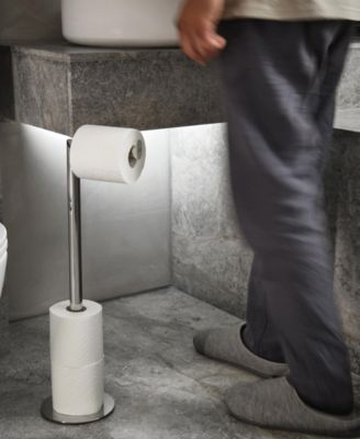 Easy-store Luxe 2-in-1 Toilet Roll Stand