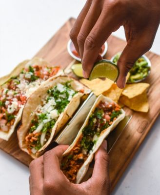 Acacia 12" x 10" Taco Board Set