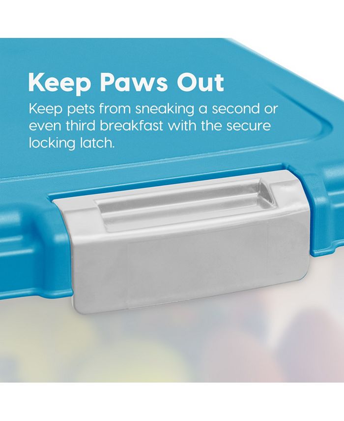 IRIS USA 3Piece Airtight Food Storage Container Combo with Scoop for