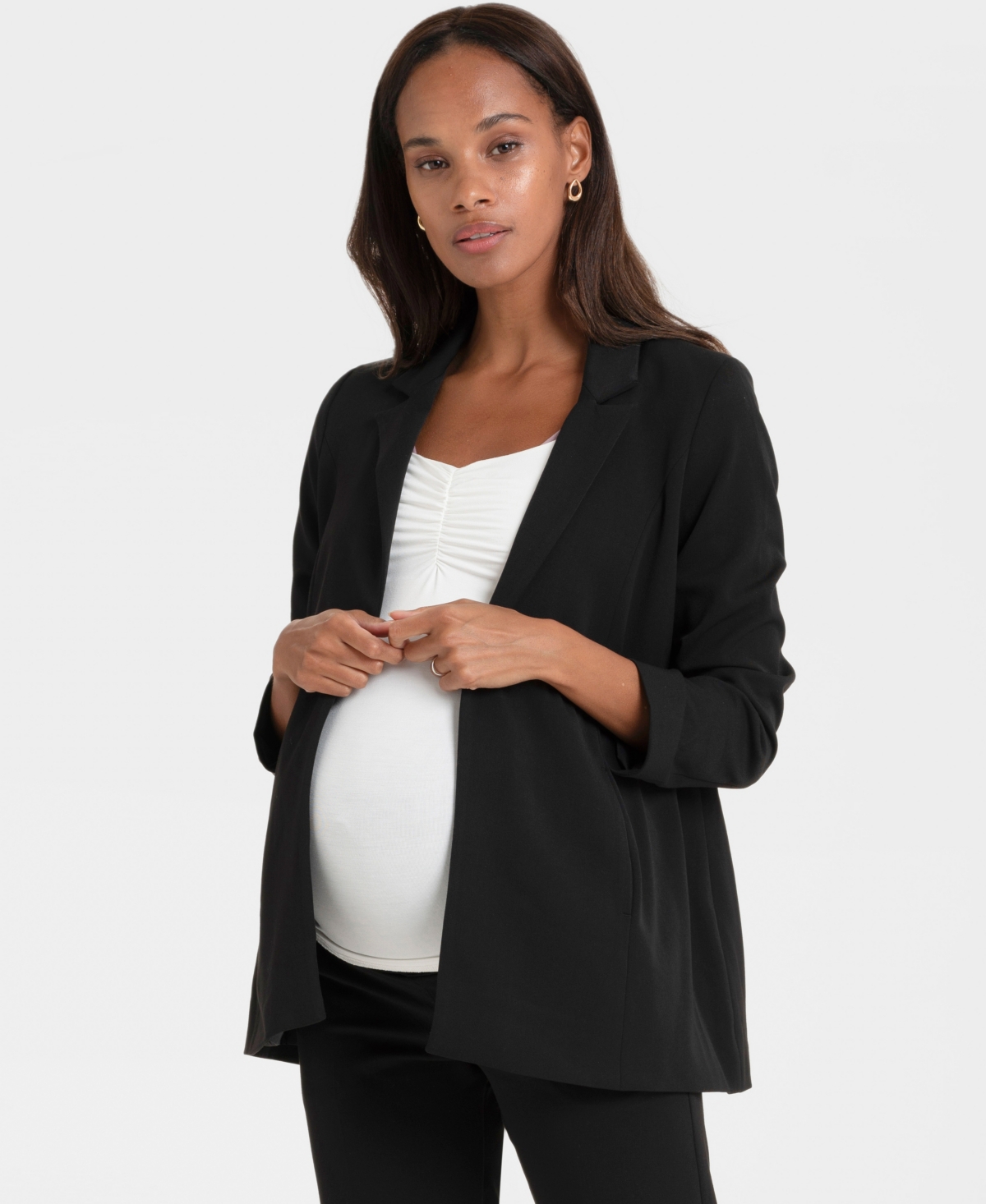 Seraphine Women's Corporate Maternity Blazer In Black