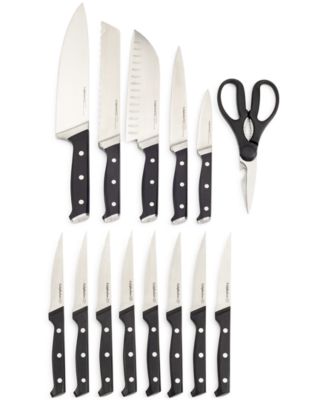 Calphalon Classic SharpIN Self Sharpening 15-Piece Cutlery Set, Exclusively at Macy's