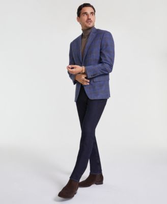 Michael Kors - Men's Classic-Fit Plaid Sport Coat