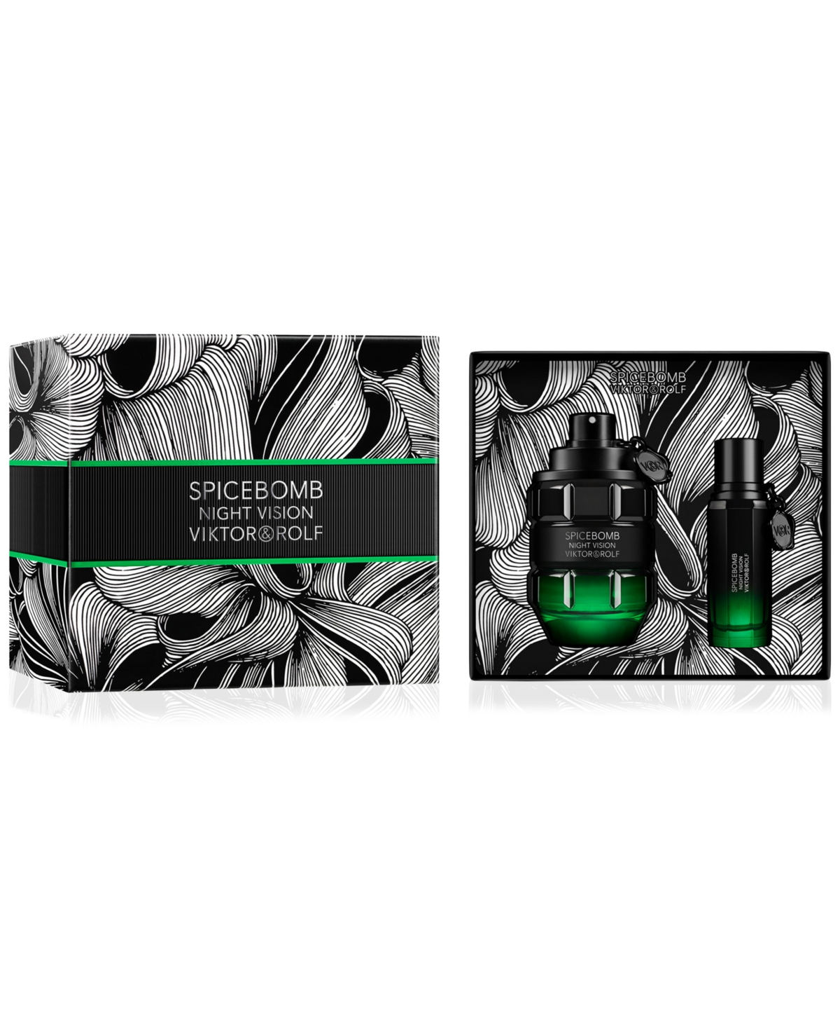 Shop Viktor & Rolf Men's 2-pc. Spicebomb Night Vision Eau De Toilette Gift Set In No Color