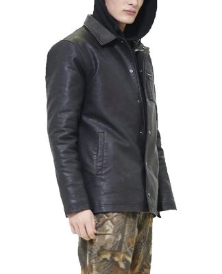 Мужская куртка Coach из искусственной кожи только для членов клуба 23690₽