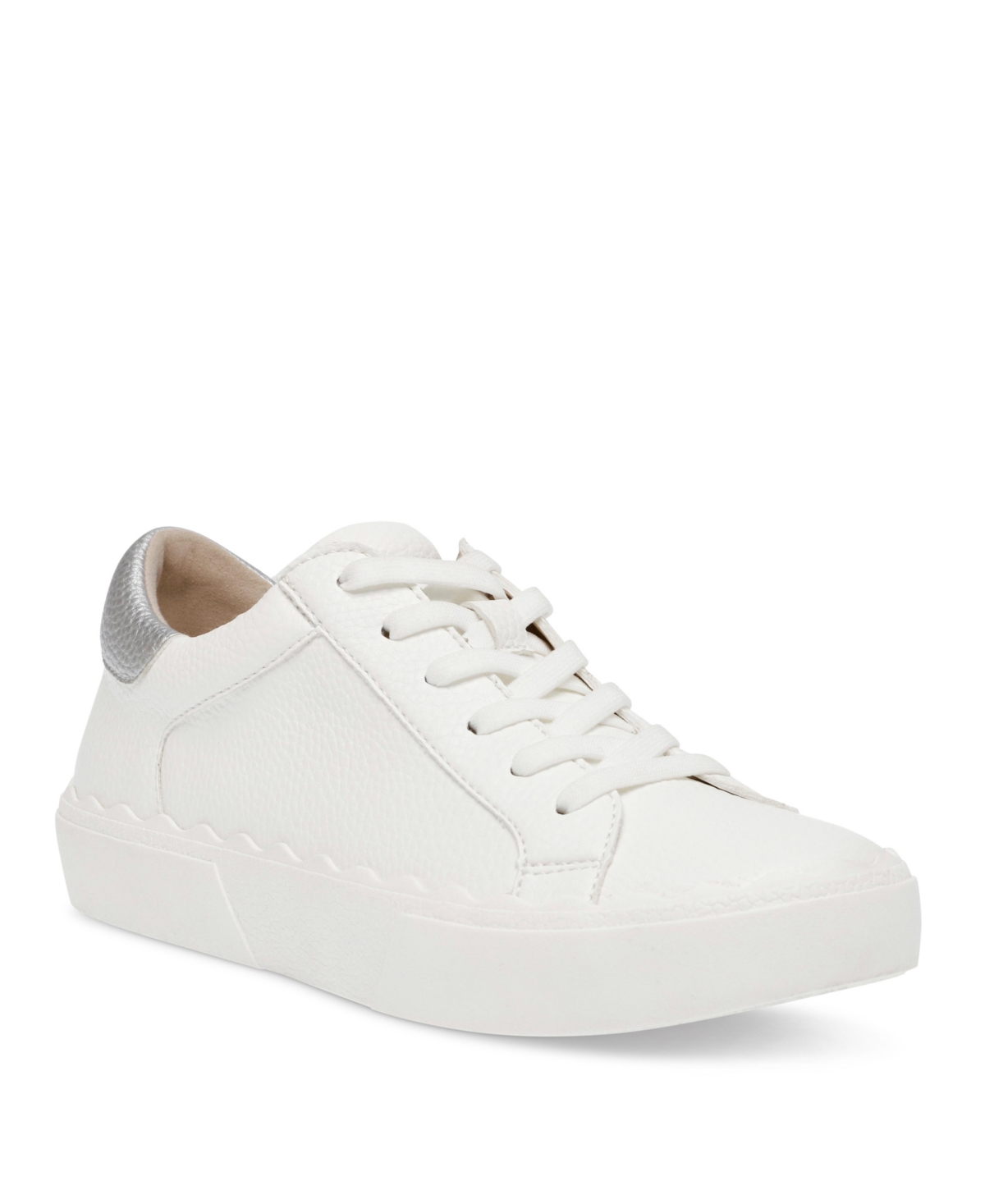 Shop Anne Klein Women's Confident Lace Up Sneakers In Silver