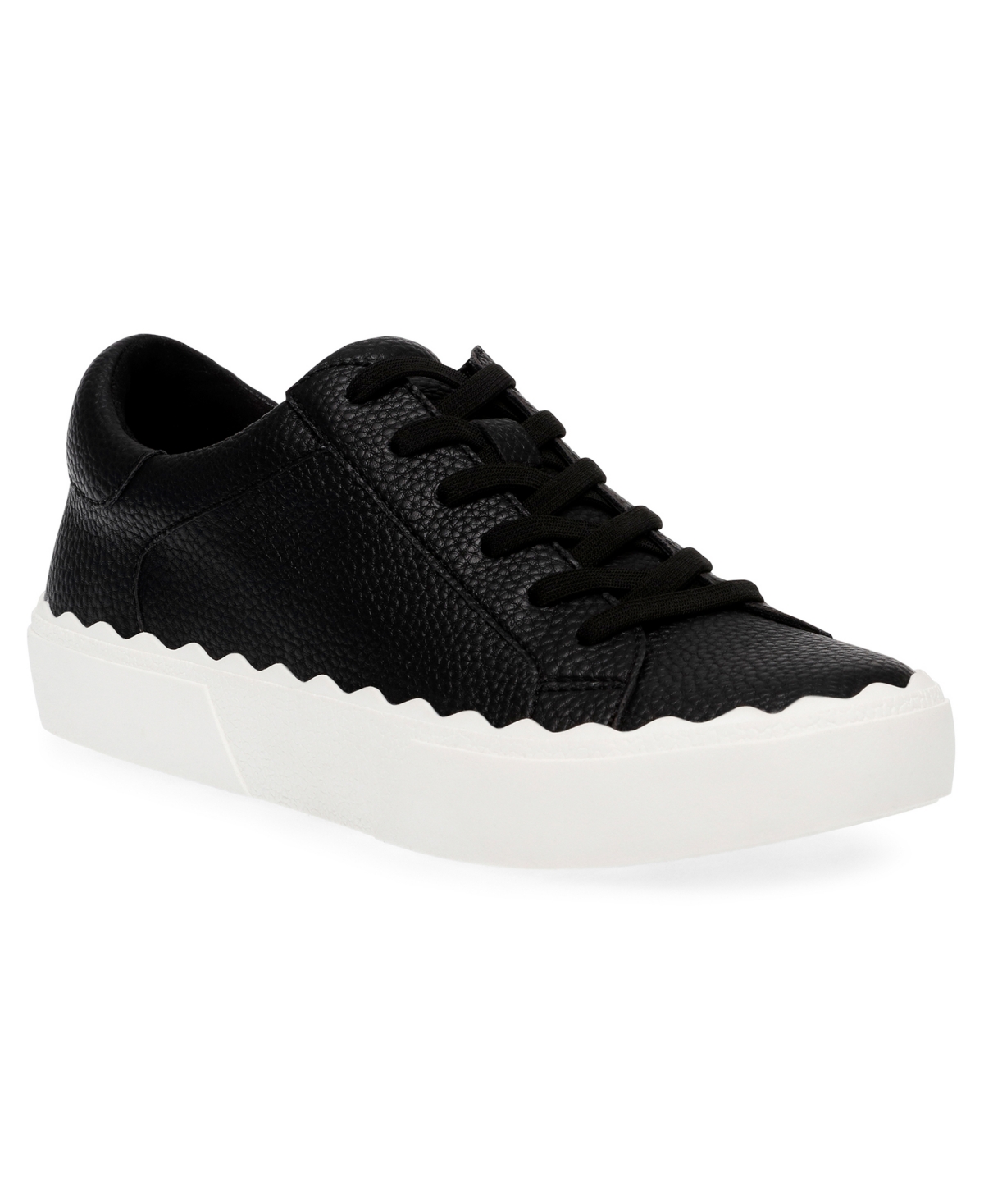 Shop Anne Klein Women's Confident Lace Up Sneakers In Black