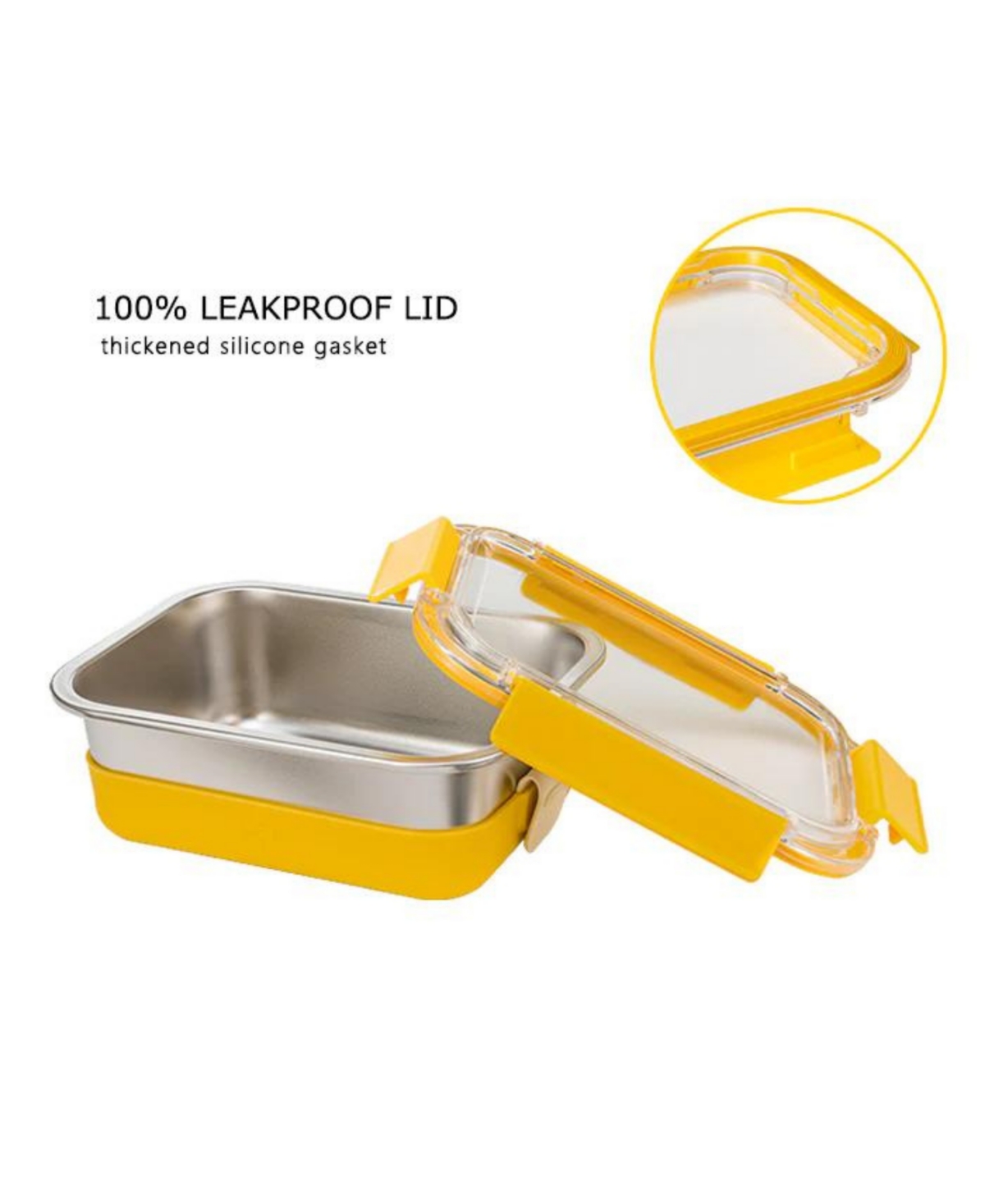 Shop Fenger Stainless Steel Leak Resistant Container With Ms Lid And Silicone Sleeve In Yellow