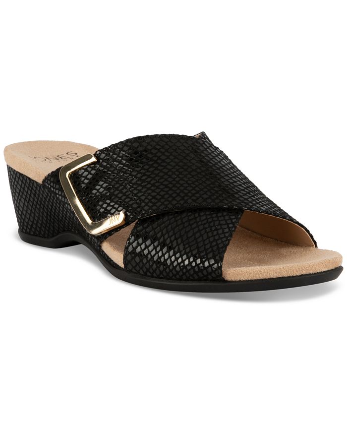 Sandales Plates To Boot New York La Paz - Taille 10M, Cuir Noir, Fait Main - Neuf Sans Boîte