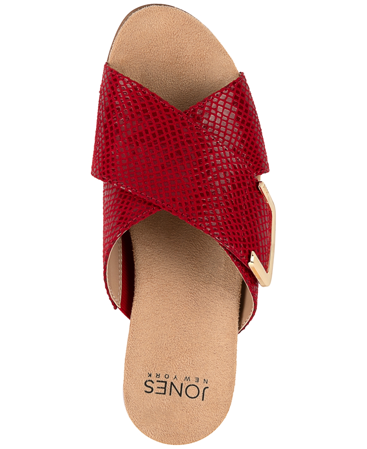 Jones New York Women's Elzaa Crisscross Block Heel Dress Sandals
