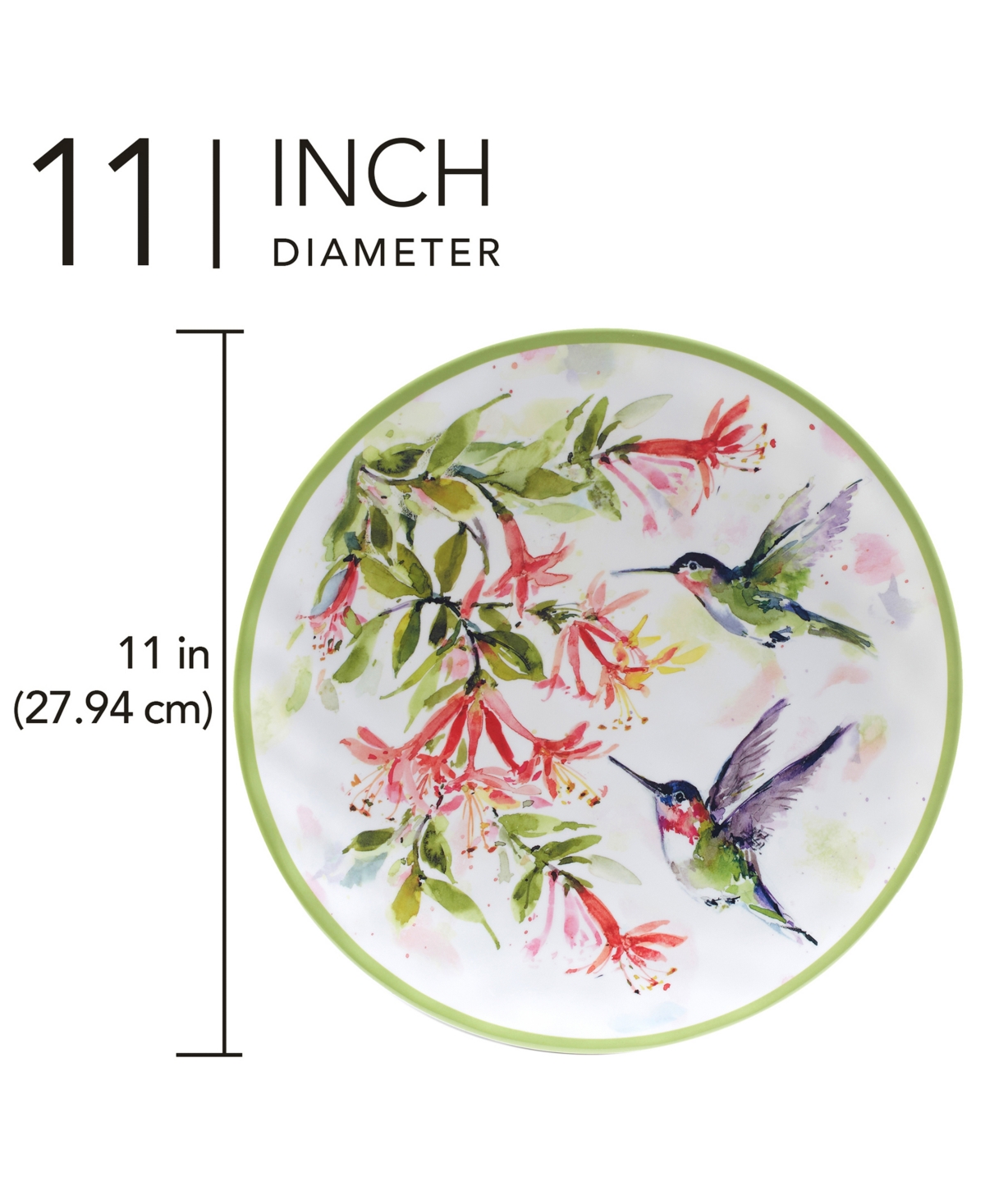 Certified International Hummingbird Dinner Plate 11", Service For 6 In Miscellaneous