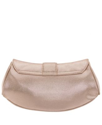 Crystal Heart Adorned Clutch Handbag