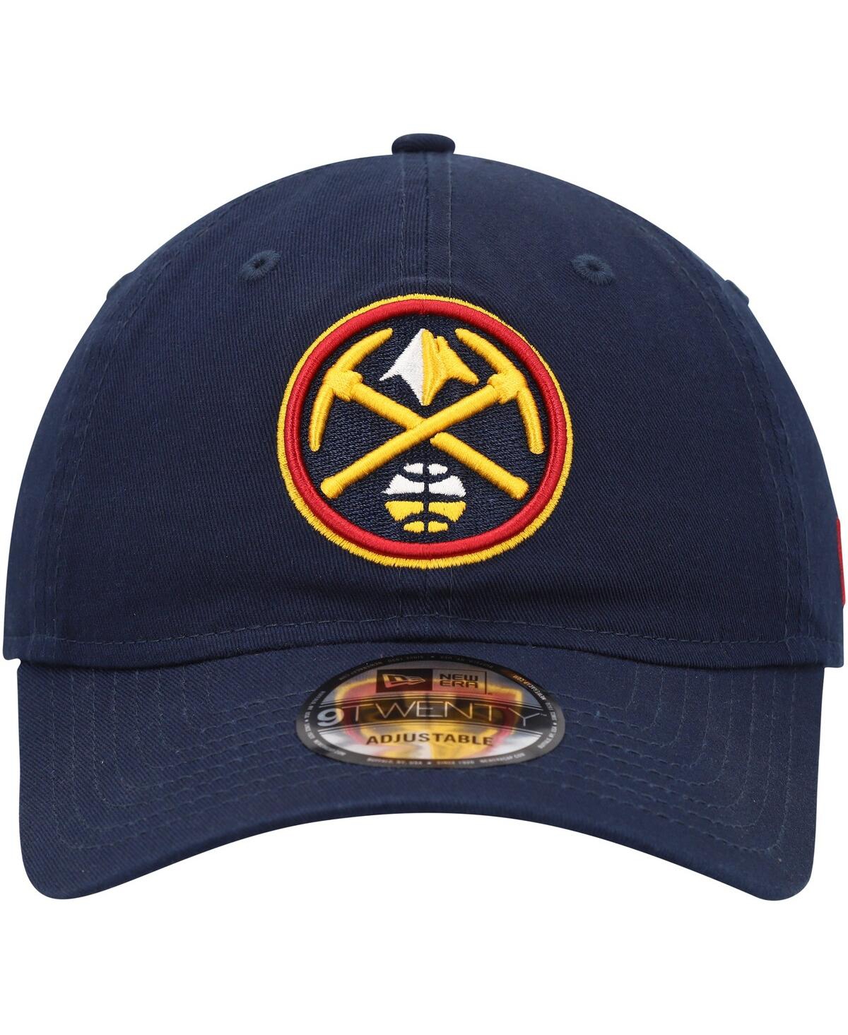 New Era Navy Denver Nuggets Team 2.0 9twenty Adjustable Hat In Navy