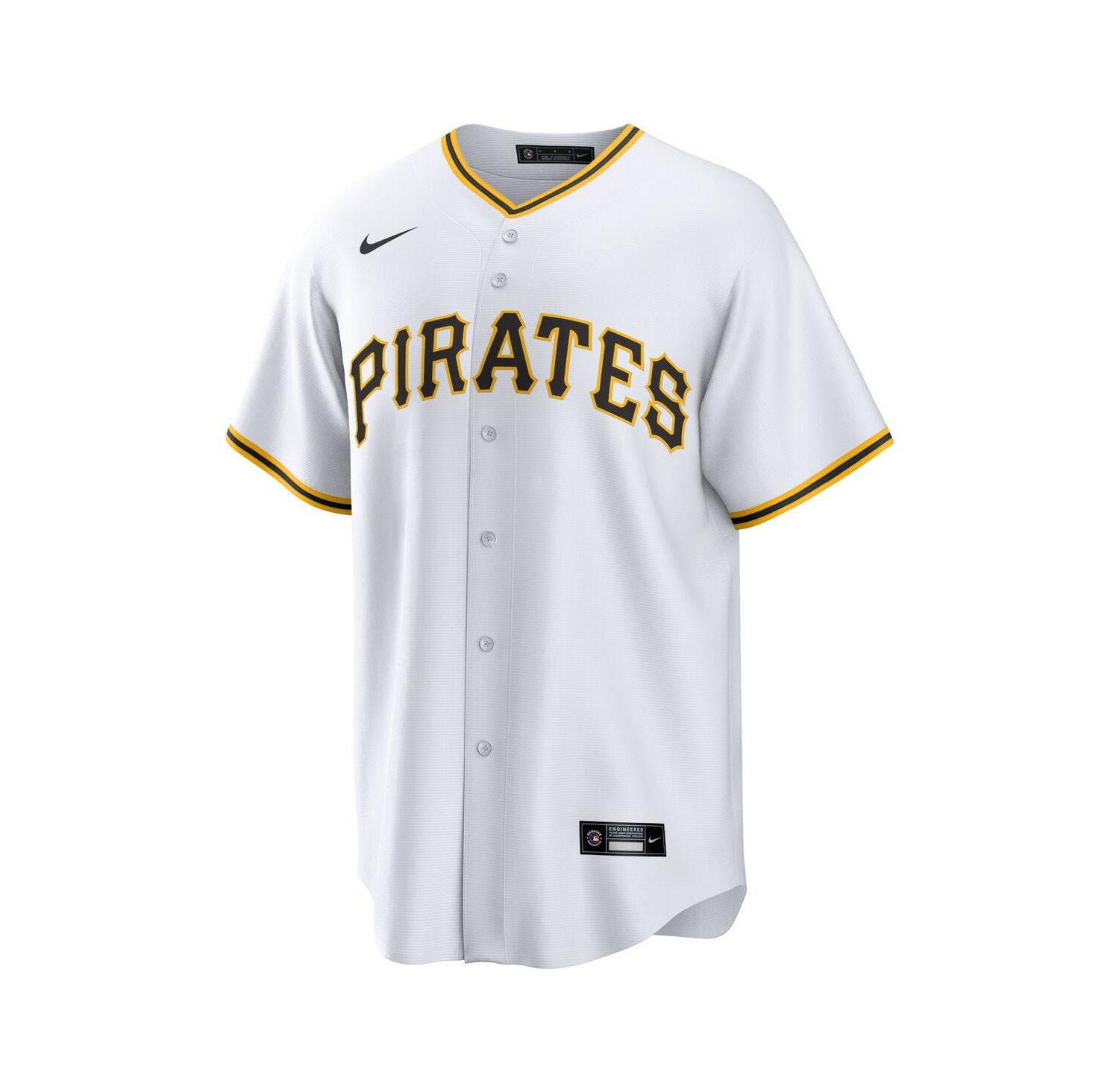 Men's Bryan Reynolds White Pittsburgh Pirates Replica Player Jersey