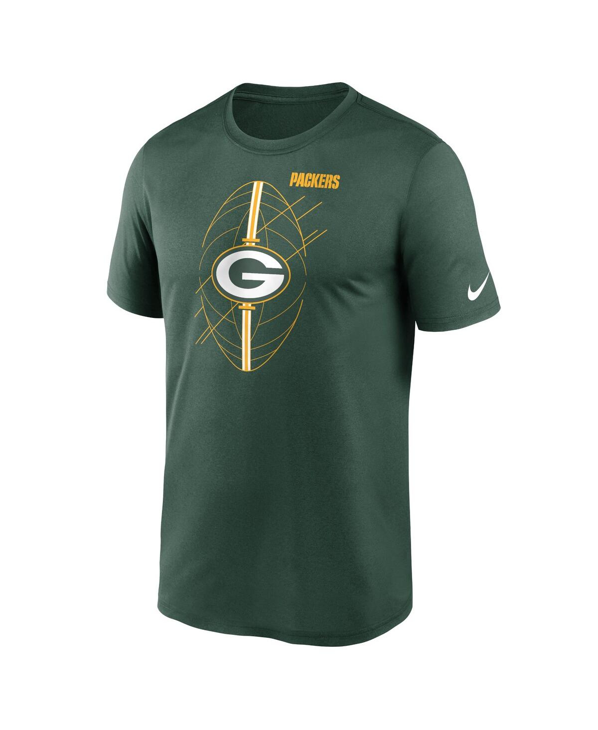 Shop Nike Men's  Green Green Bay Packers Legend Icon Performance T-shirt