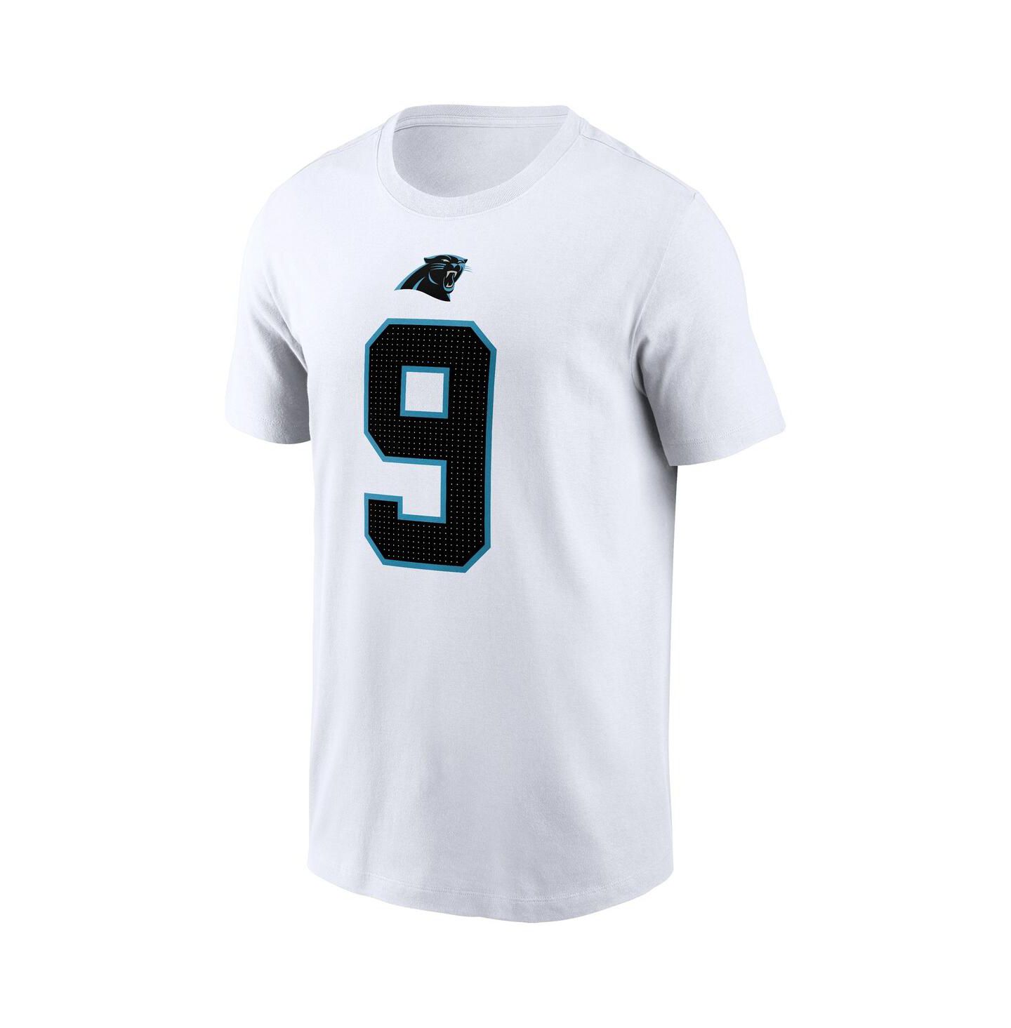 Мужская футболка Nike Bryce Young White Carolina Panthers 2023 NFL Draft First Round Pick Player Name and Number — фото 2