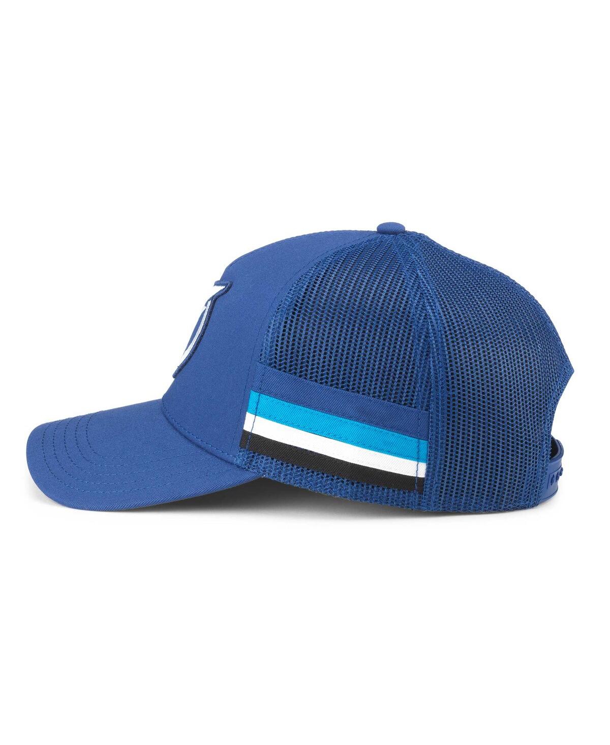 Shop American Needle Men's  Blue Tampa Bay Lightning Hotfoot Stripes Trucker Adjustable Hat