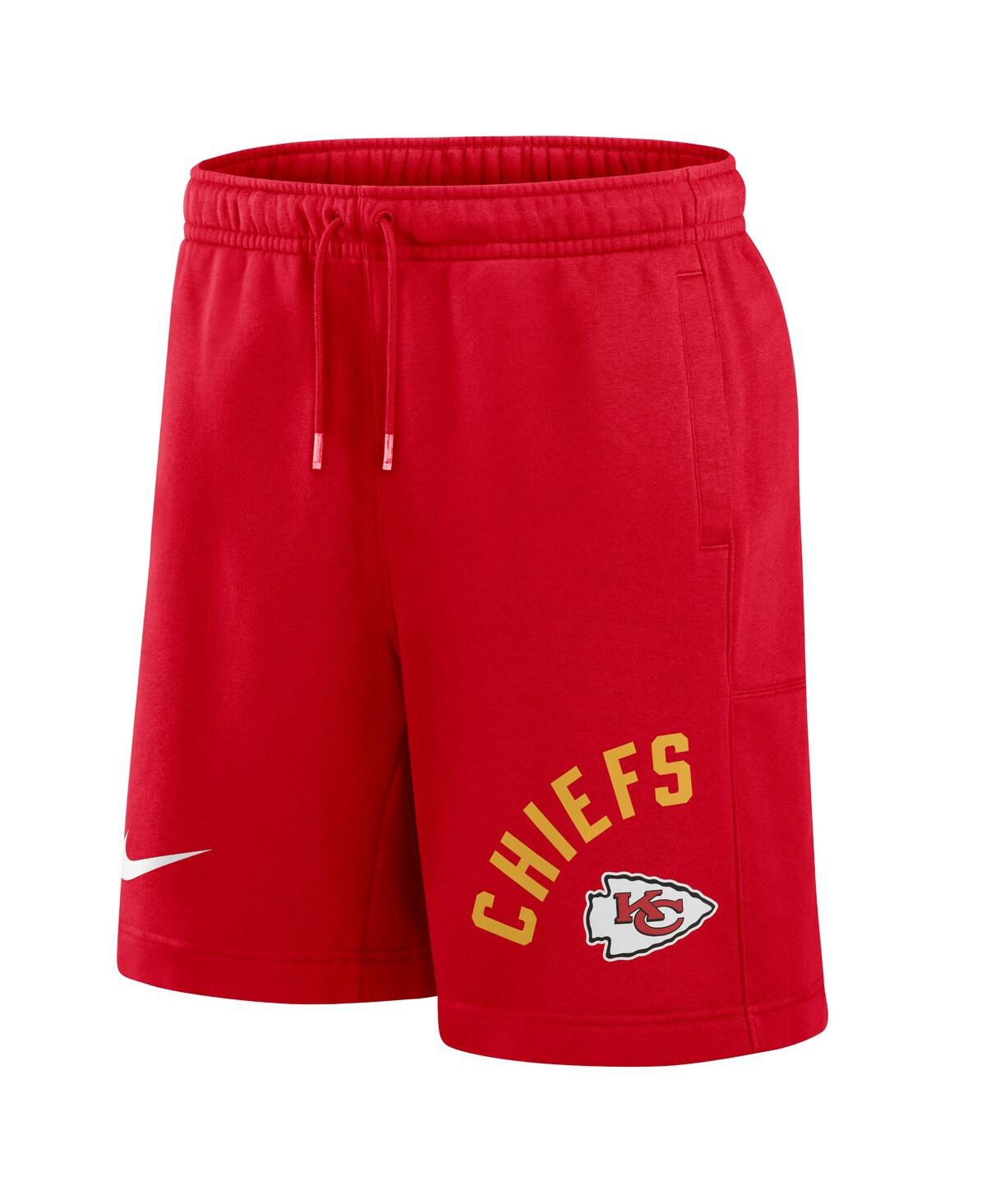 Shop Nike Men's  Red Kansas City Chiefs Arched Kicker Shorts