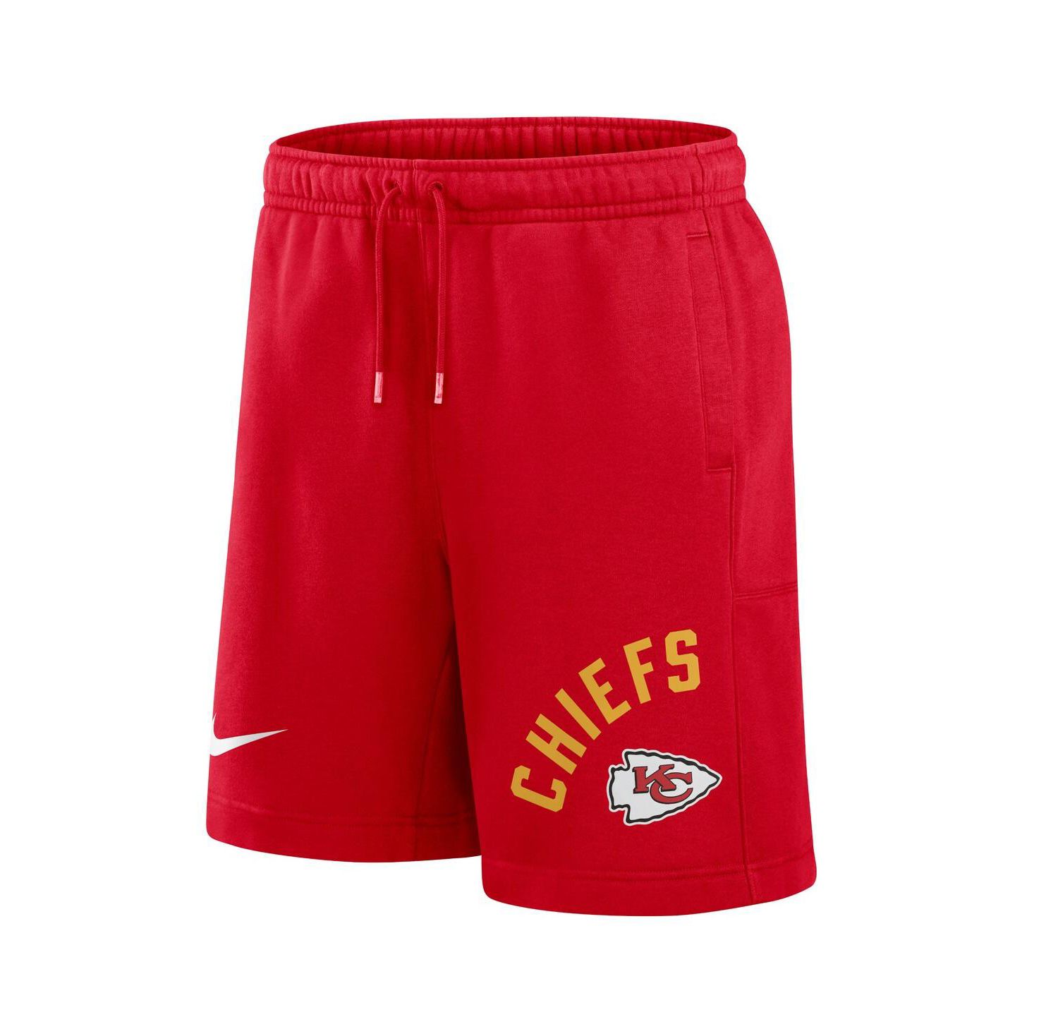 Men's Red Kansas City Chiefs Arched Kicker Shorts