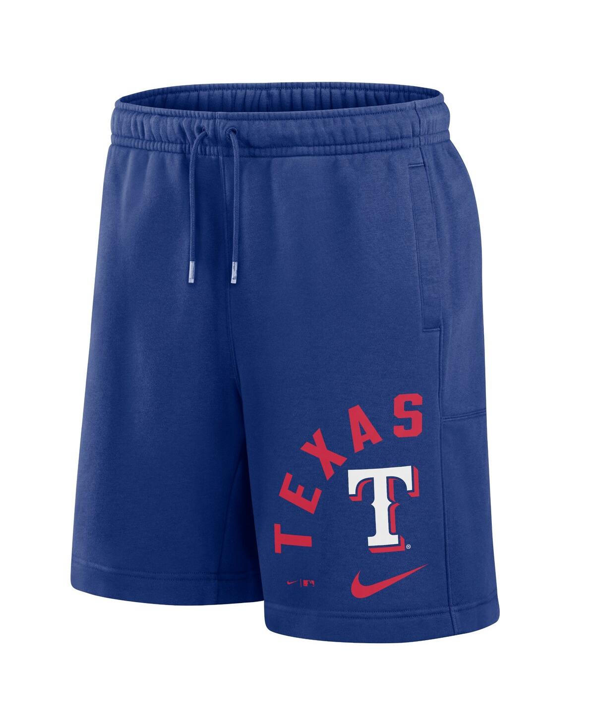 Shop Nike Men's  Royal Texas Rangers Arched Kicker Shorts