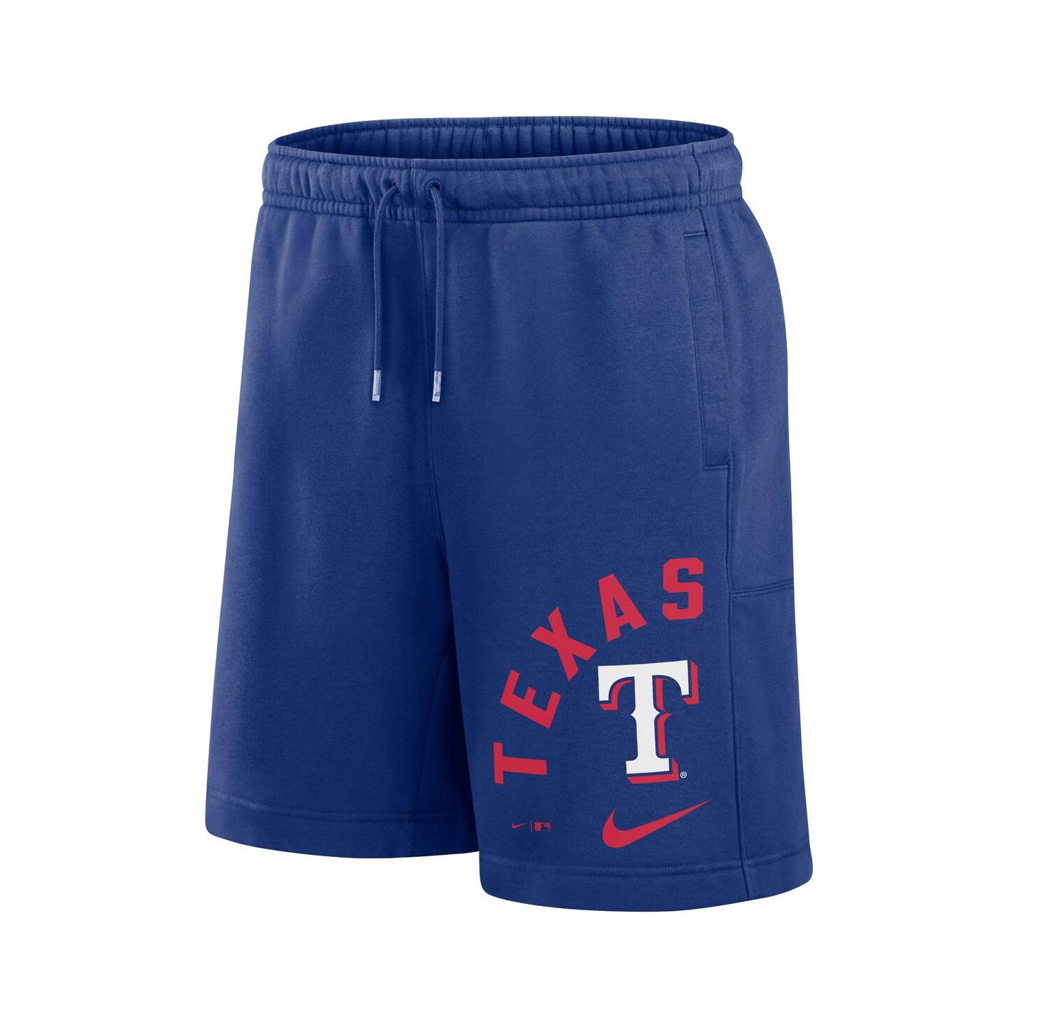 Men's Royal Texas Rangers Arched Kicker Shorts