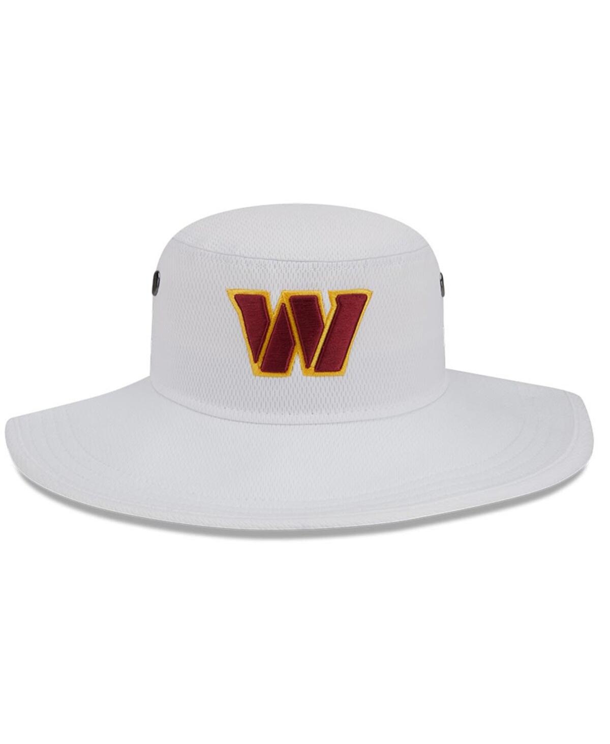 New Era White Washington Commanders 2023 Nfl Training Camp Panama Bucket Hat In White