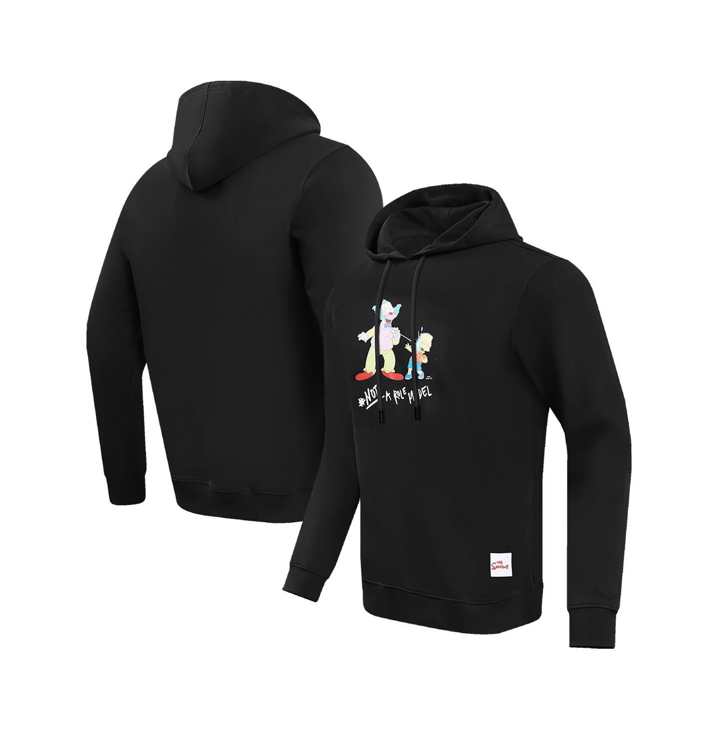 Мужское худи Freeze Max Black The Simpsons Krusty Not A Role Model Pullover — фото 1