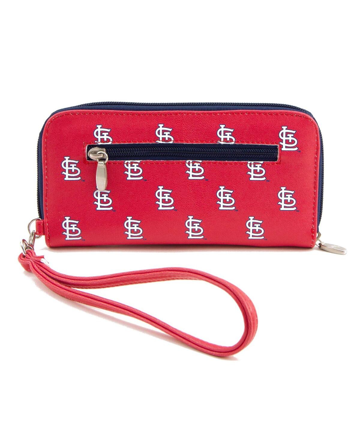 Women's St. Louis Cardinals Zip-Around Wristlet Wallet - Red