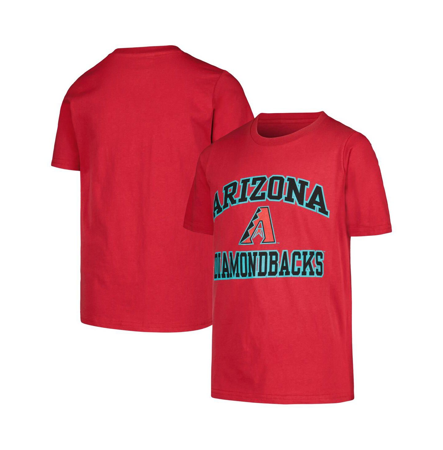 Футболка Fanatics Red Arizona Diamondbacks Heart & Soul для мальчиков — фото 1