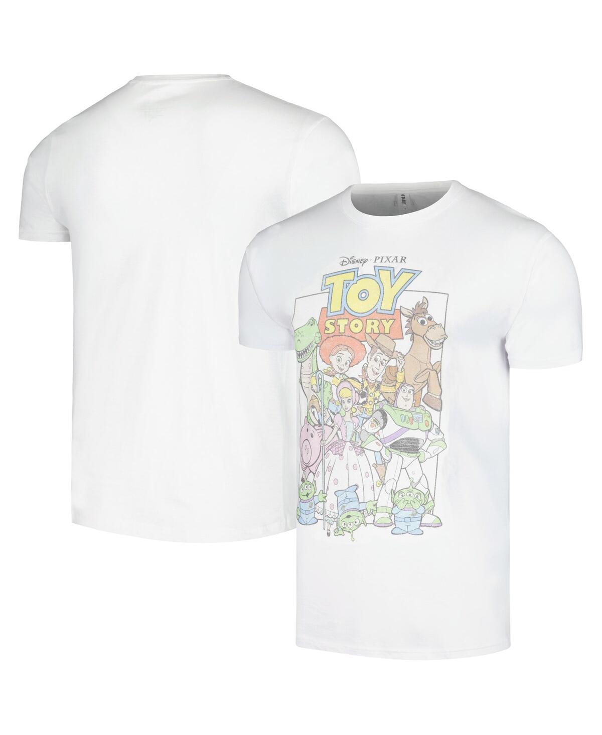 Men's and Women's White Toy Story Group T-shirt - White
