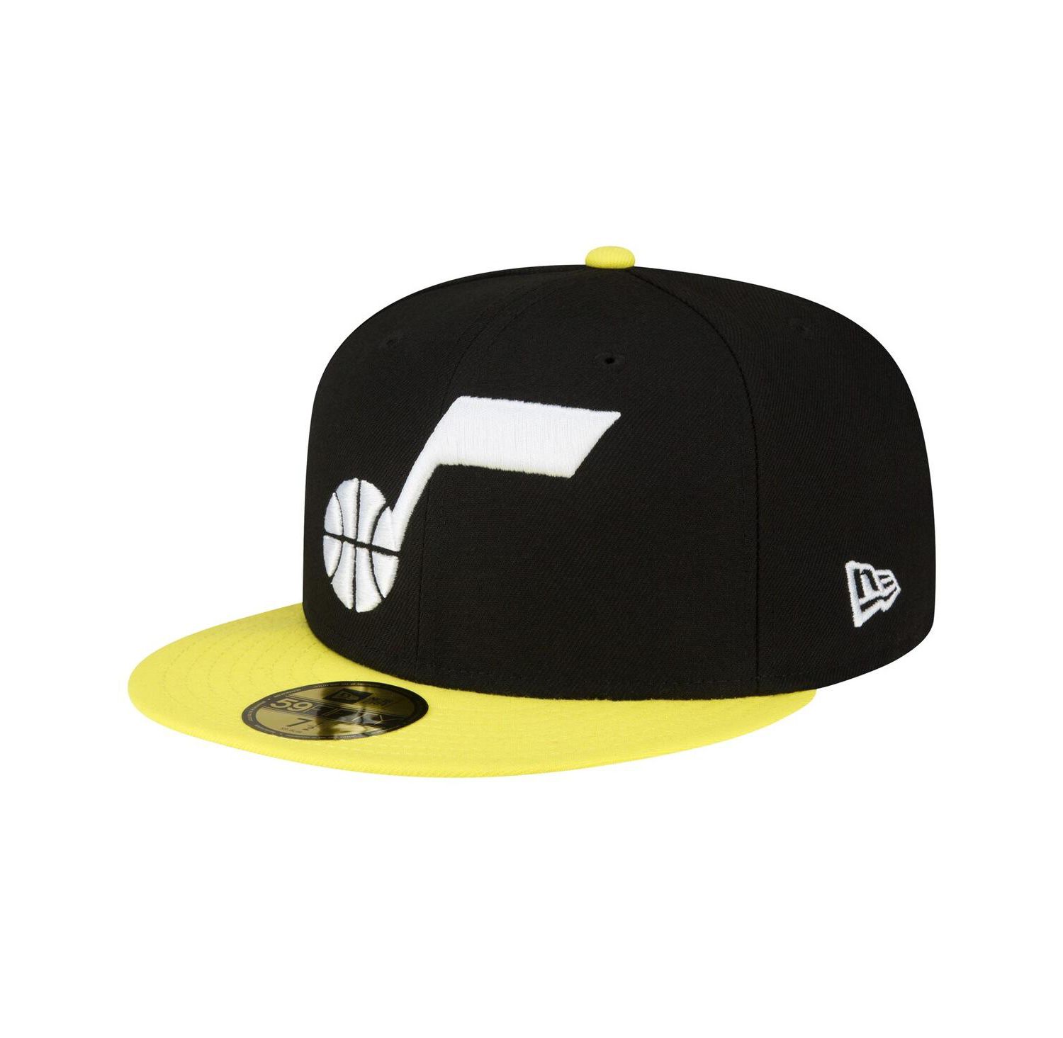 Men's Black, Yellow Utah Jazz 2-Tone 59FIFTY Fitted Hat