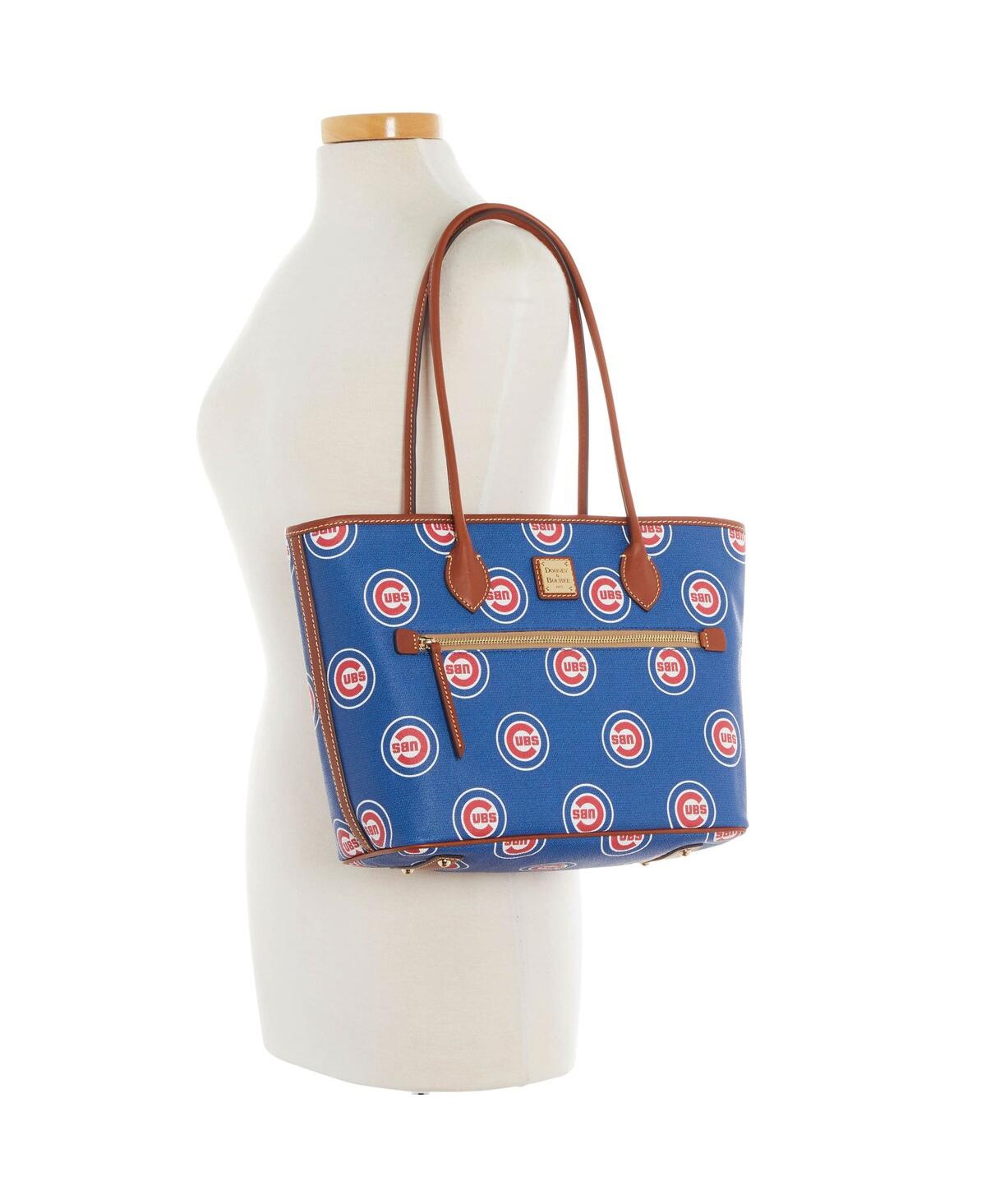 Shop Dooney & Bourke Women's  Chicago Cubs Sporty Monogram Tote In Royal