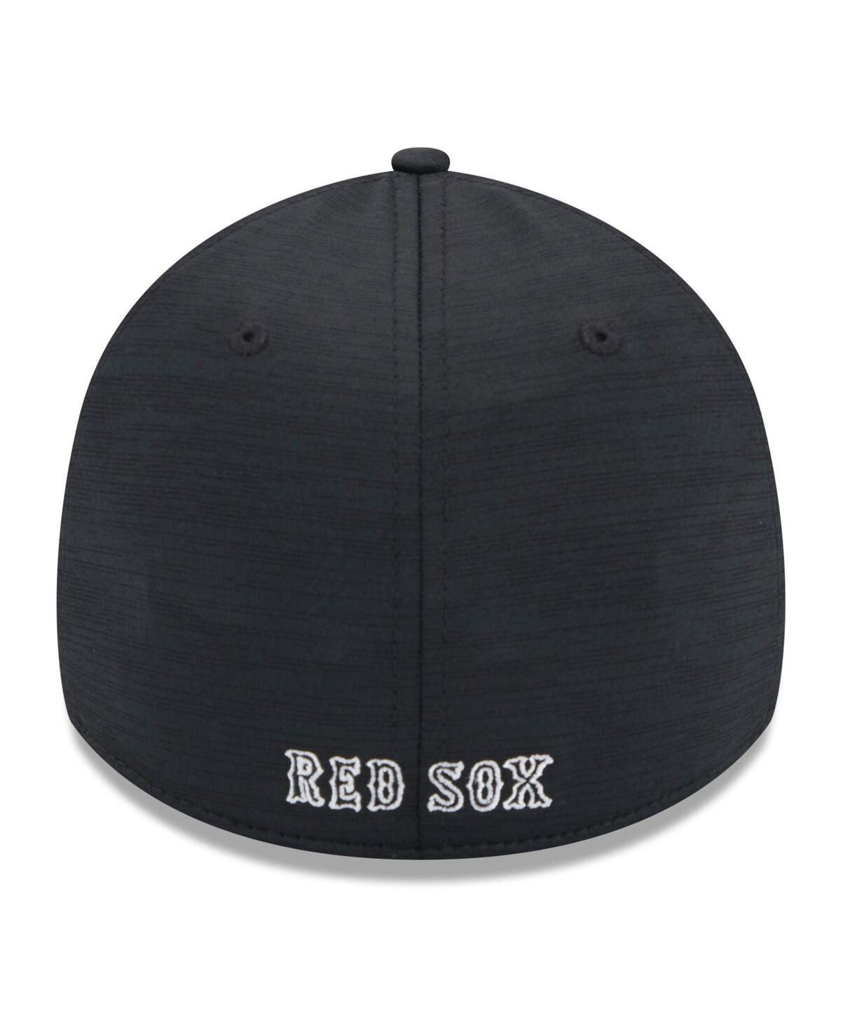 Men's New EraBoston Red Sox 2024 Clubhouse 39THIRTY Flex Fit Hat - Black