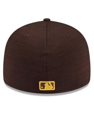 Men's Brown San Diego Padres 2024 Clubhouse Low Profile 59FIFTY Fitted Hat
