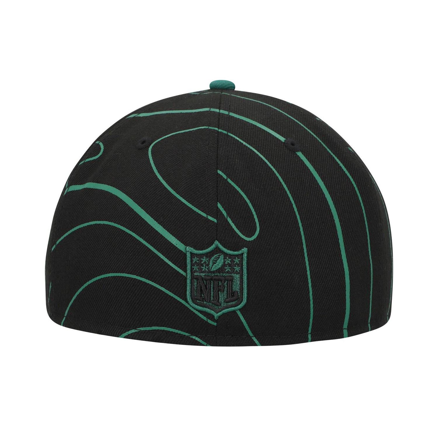 Men's Black New York Jets Geo 59FIFTY Fitted Hat