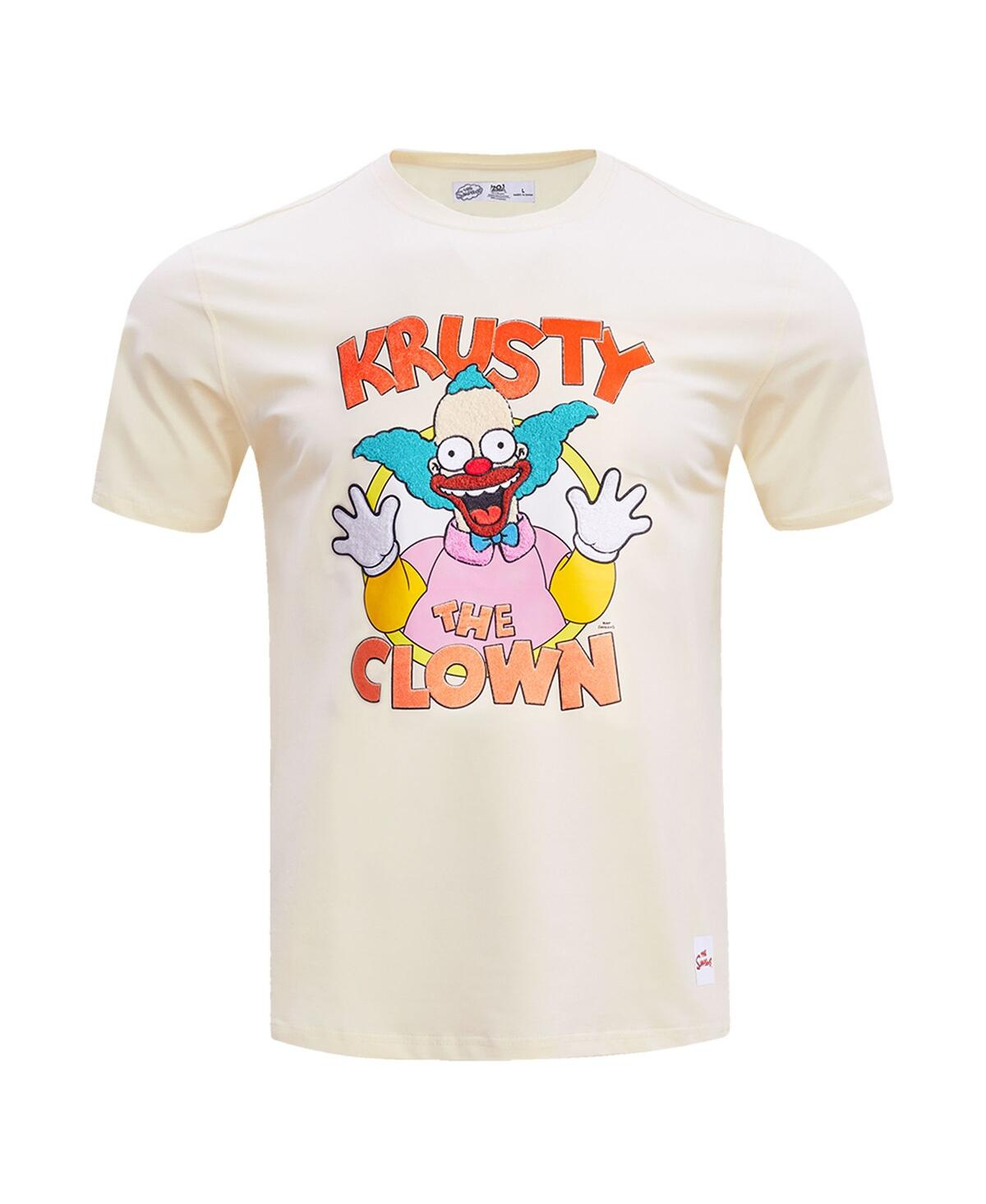 Shop Freeze Max Men's  Natural The Simpsons Krusty The Clown T-shirt