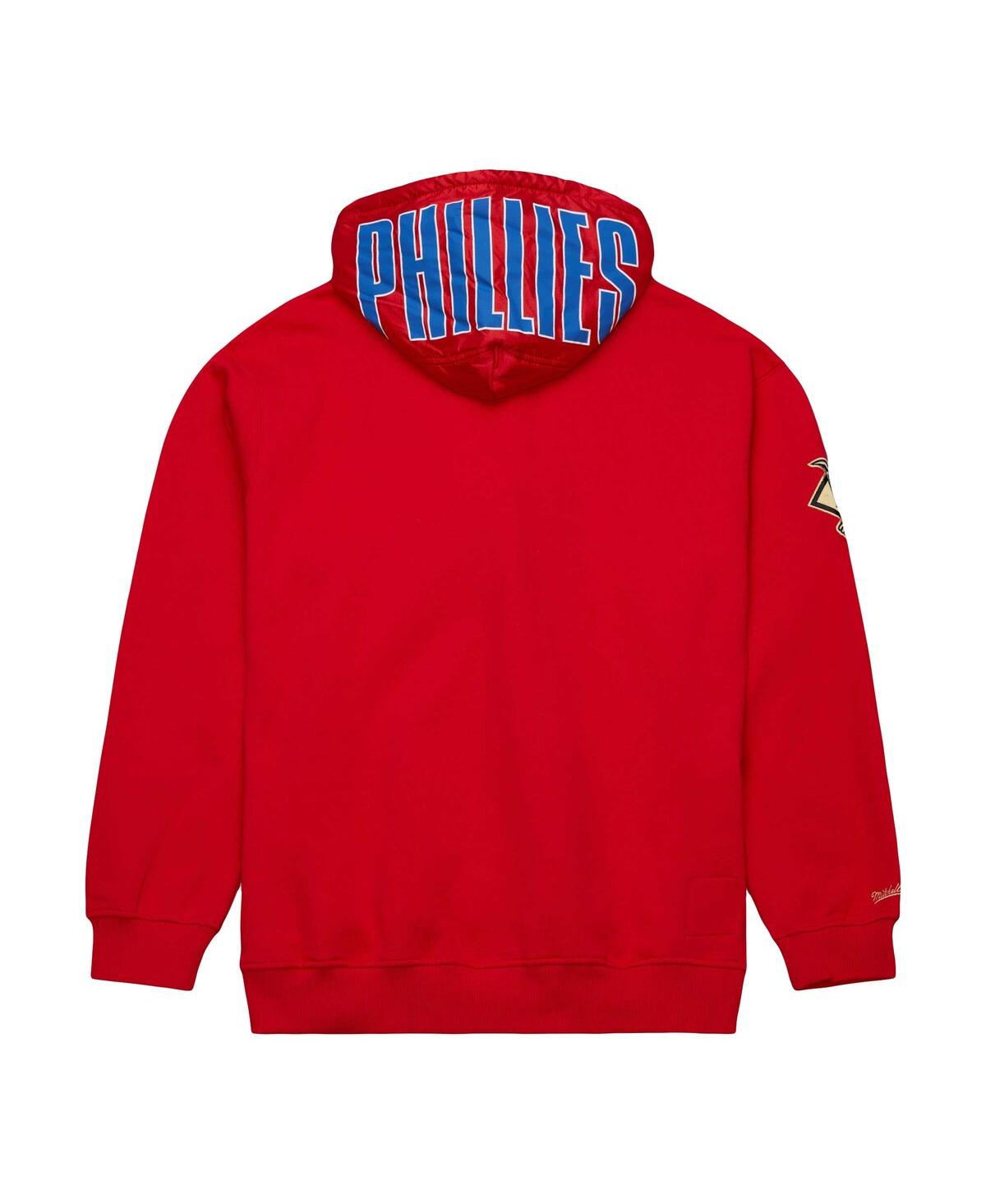 Shop Mitchell & Ness Men's  Red Philadelphia Phillies Team Og 2.0 Current Logo Pullover Hoodie