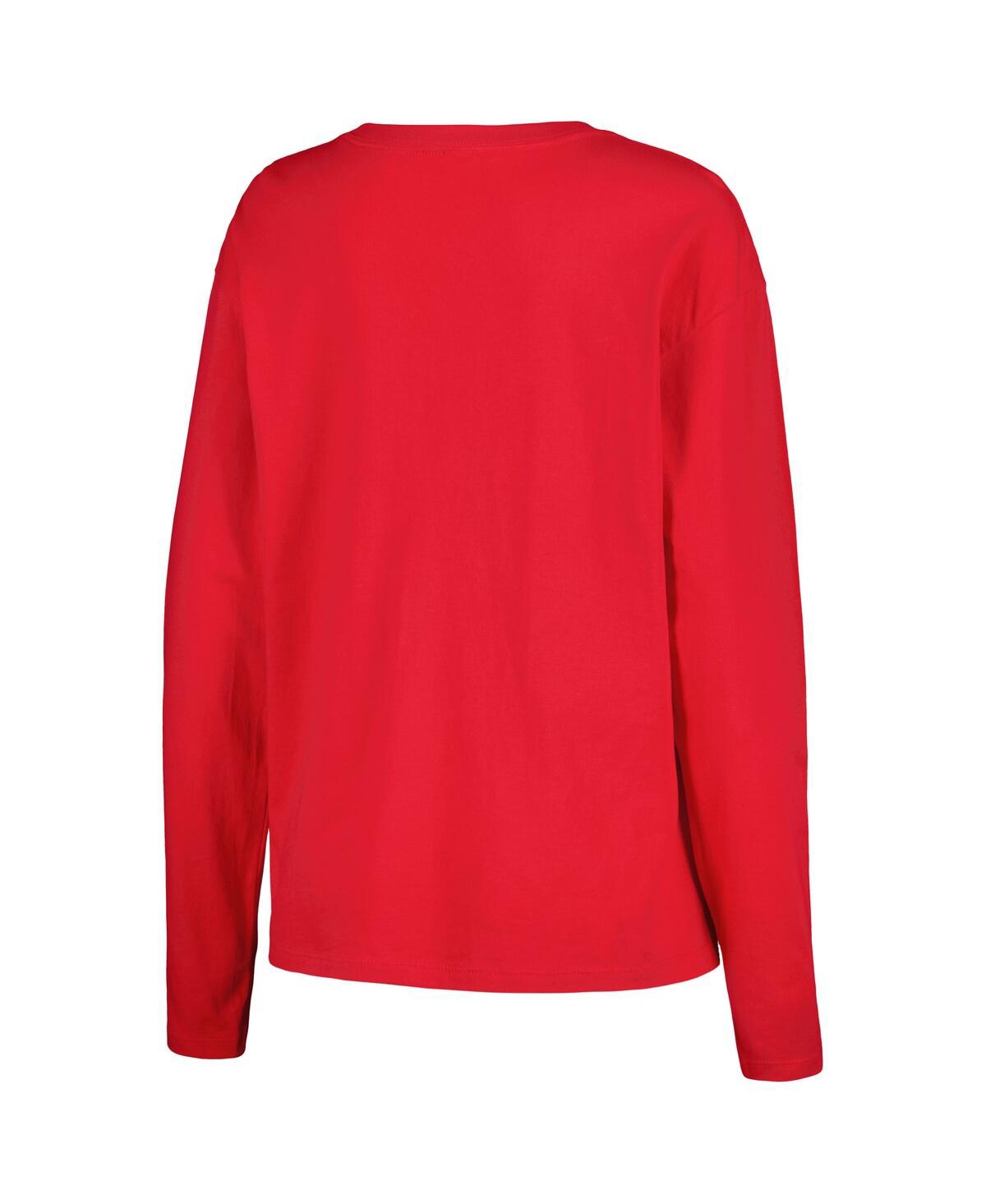 Shop Outerstuff Women's Red Team Usa Long Sleeve T-shirt