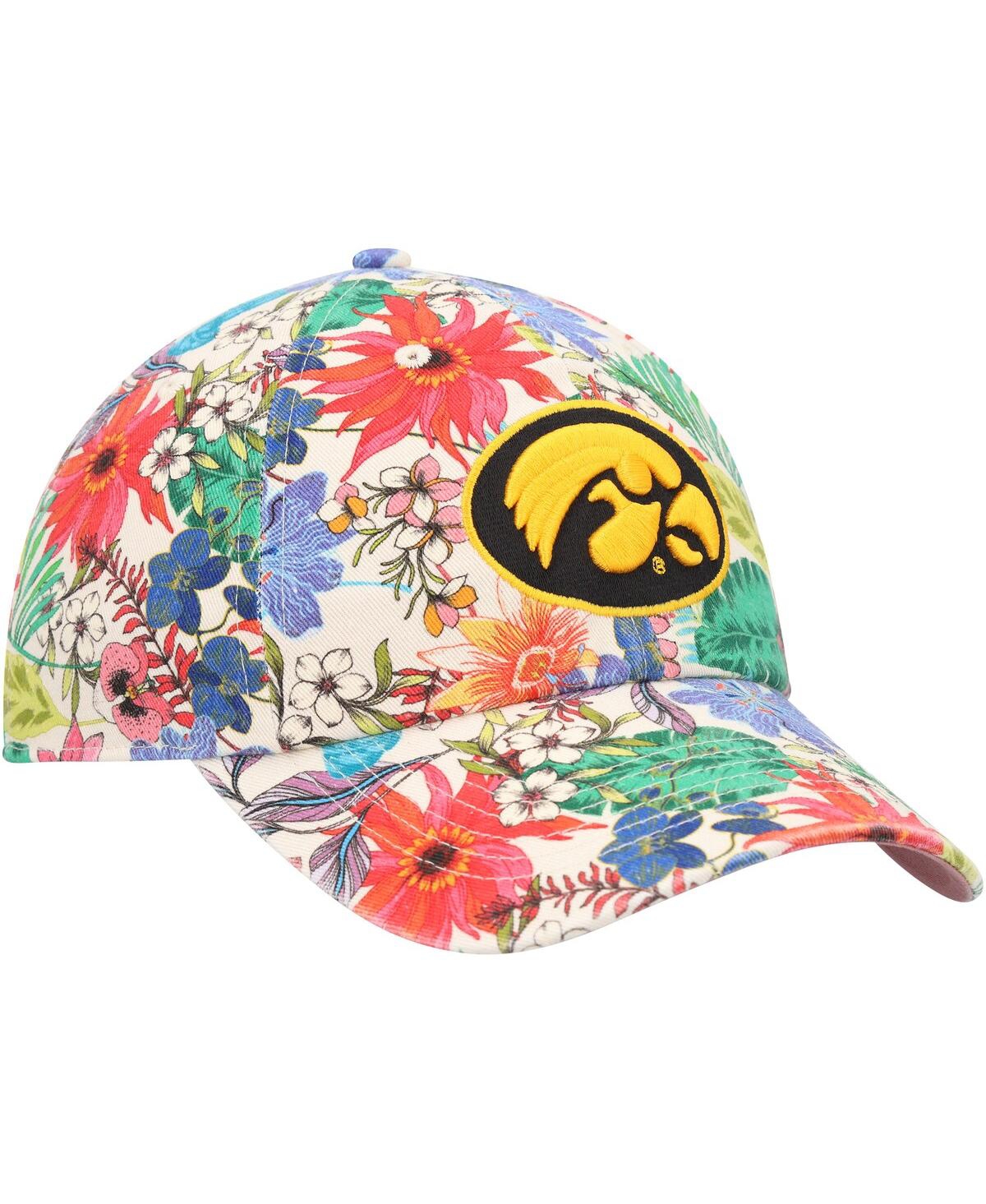 Shop 47 Brand Women's ' Natural Iowa Hawkeyes Pollinator Clean Up Adjustable Hat