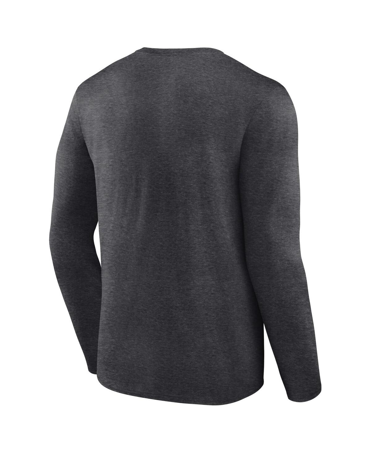 Men's FanaticsHouston Astros 2022 World Series Champions Locker Room Long Sleeve T-shirt - Heather Charcoal