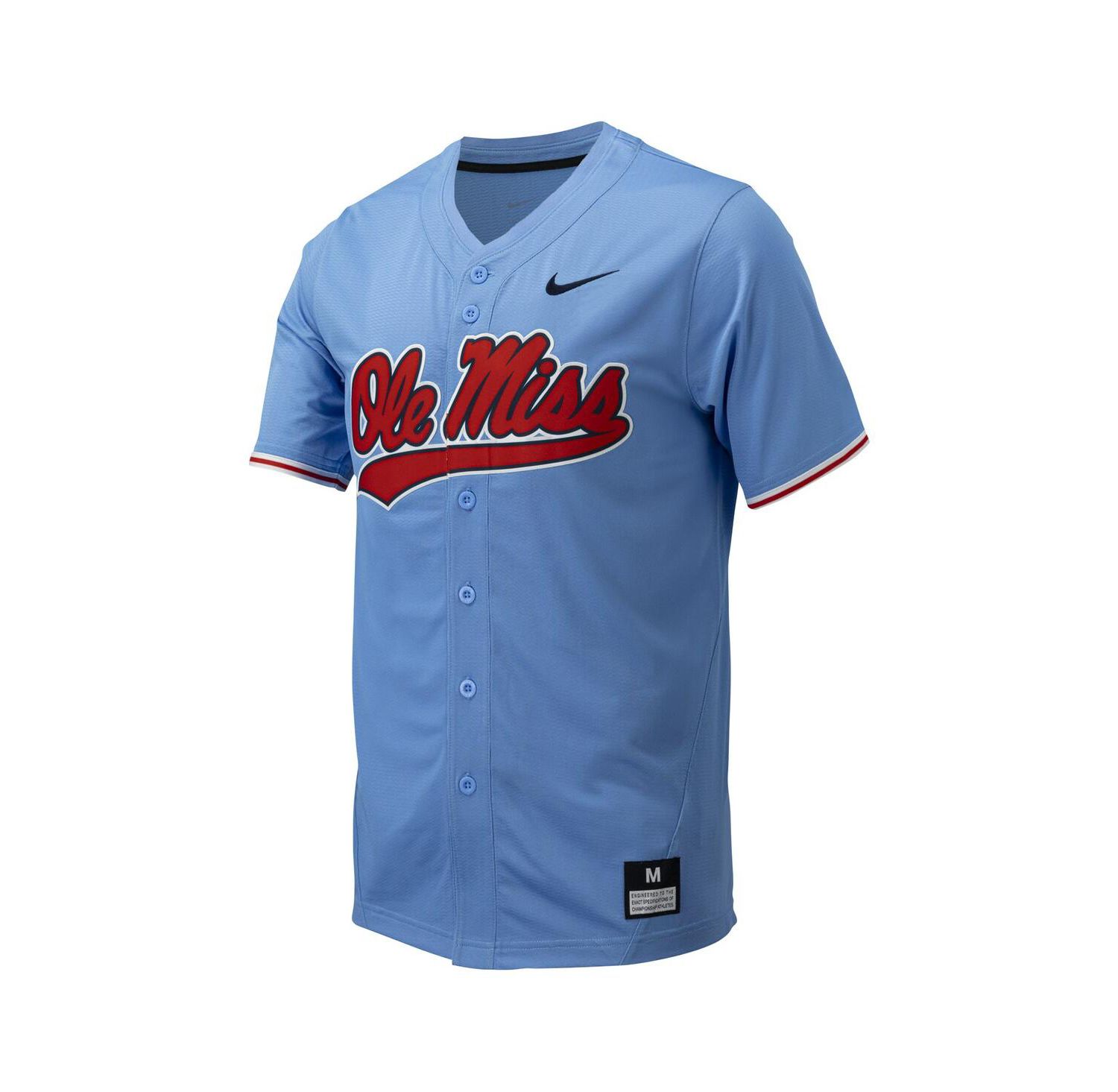 Men's Ole Miss Rebels Replica Full-Button Baseball Jersey