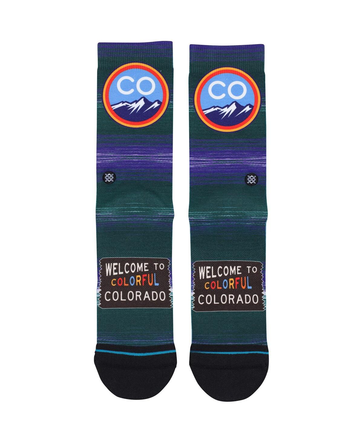 Shop Stance Men's  Colorado Rockies City Connect Crew Socks In Multi