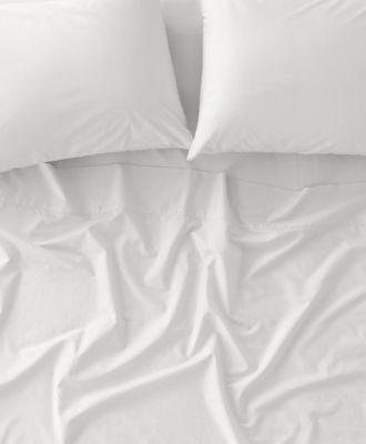 Organic Cotton Cool-Air Percale Flat Sheet, Twin