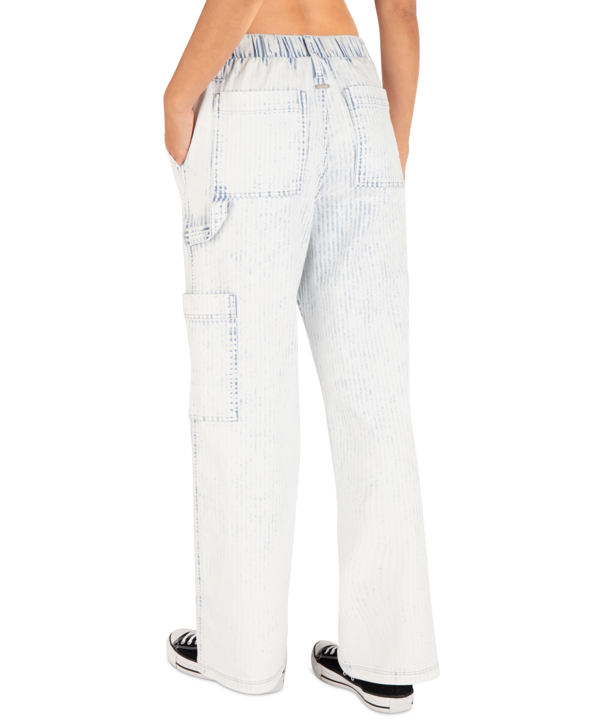 Hurley Juniors' Railroad Denim Cargo Pants