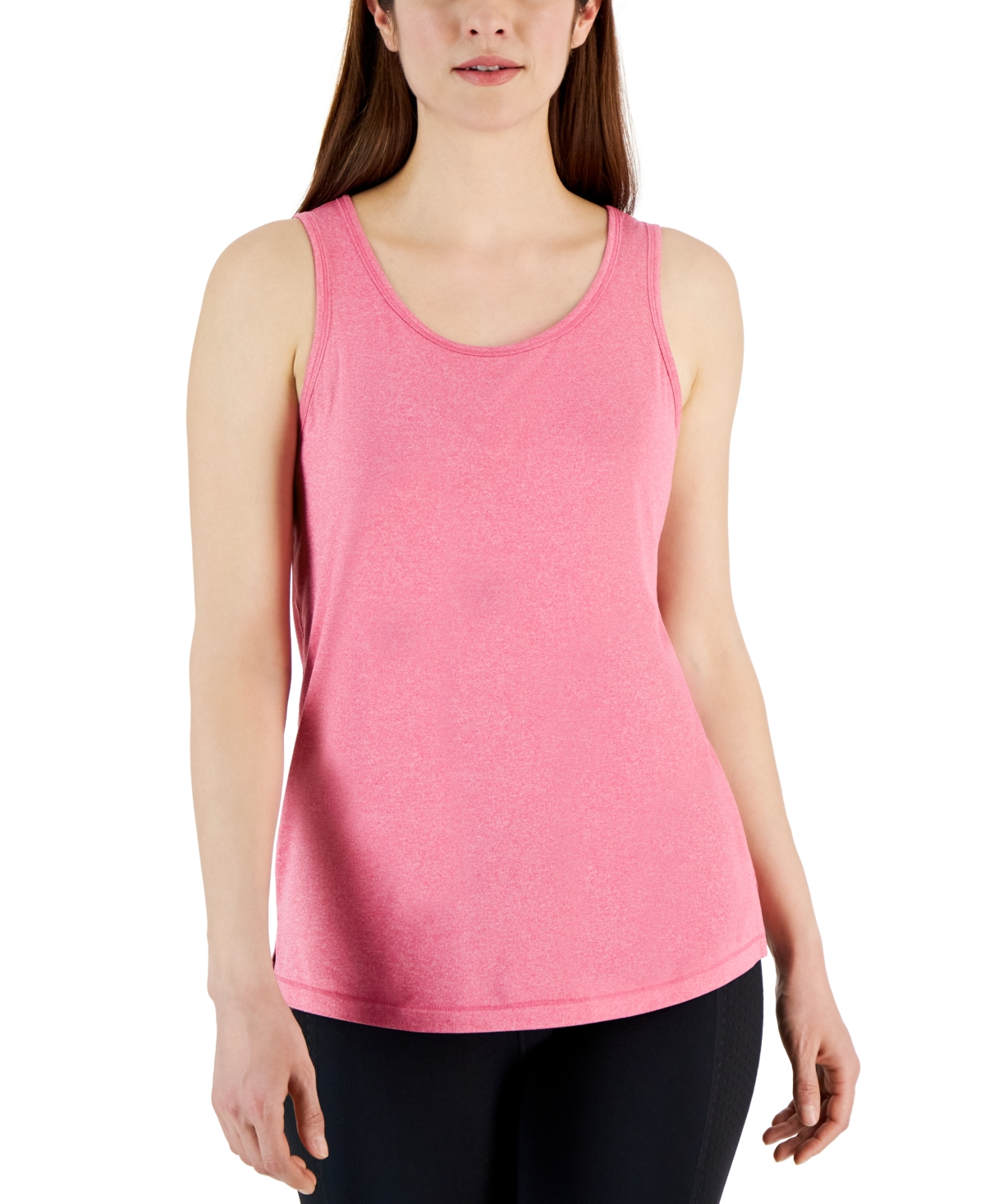 Shop Id Ideology Women's Active 3 Pack Solid Tank Top, Created For Macy's In Black,white,pink