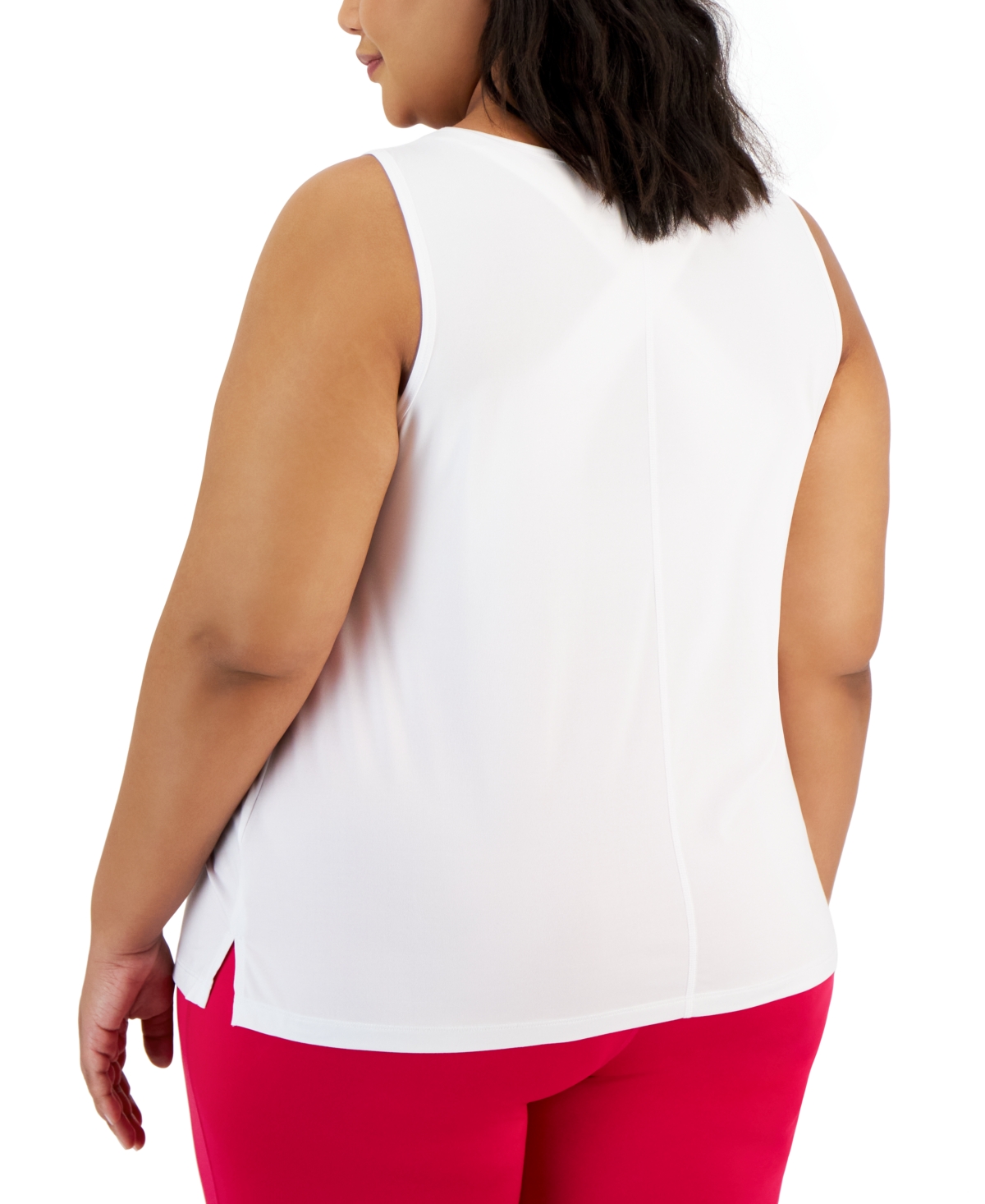 Id Ideology Plus Size Active Essentials Tank Top, Created for Macy's - Mp/db/bw Combo