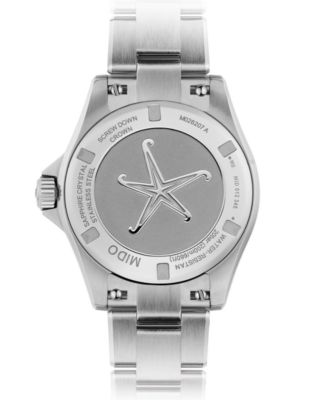 Women's Swiss Automatic Ocean Star Stainless Steel Bracelet Watch 37mm