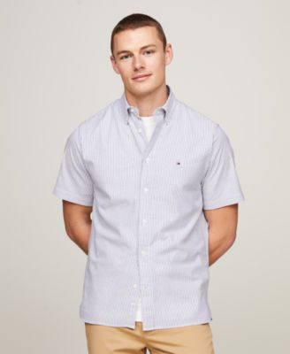 Tommy Hilfiger - Men's Regular-Fit 1985 Flex Oxford Shirt