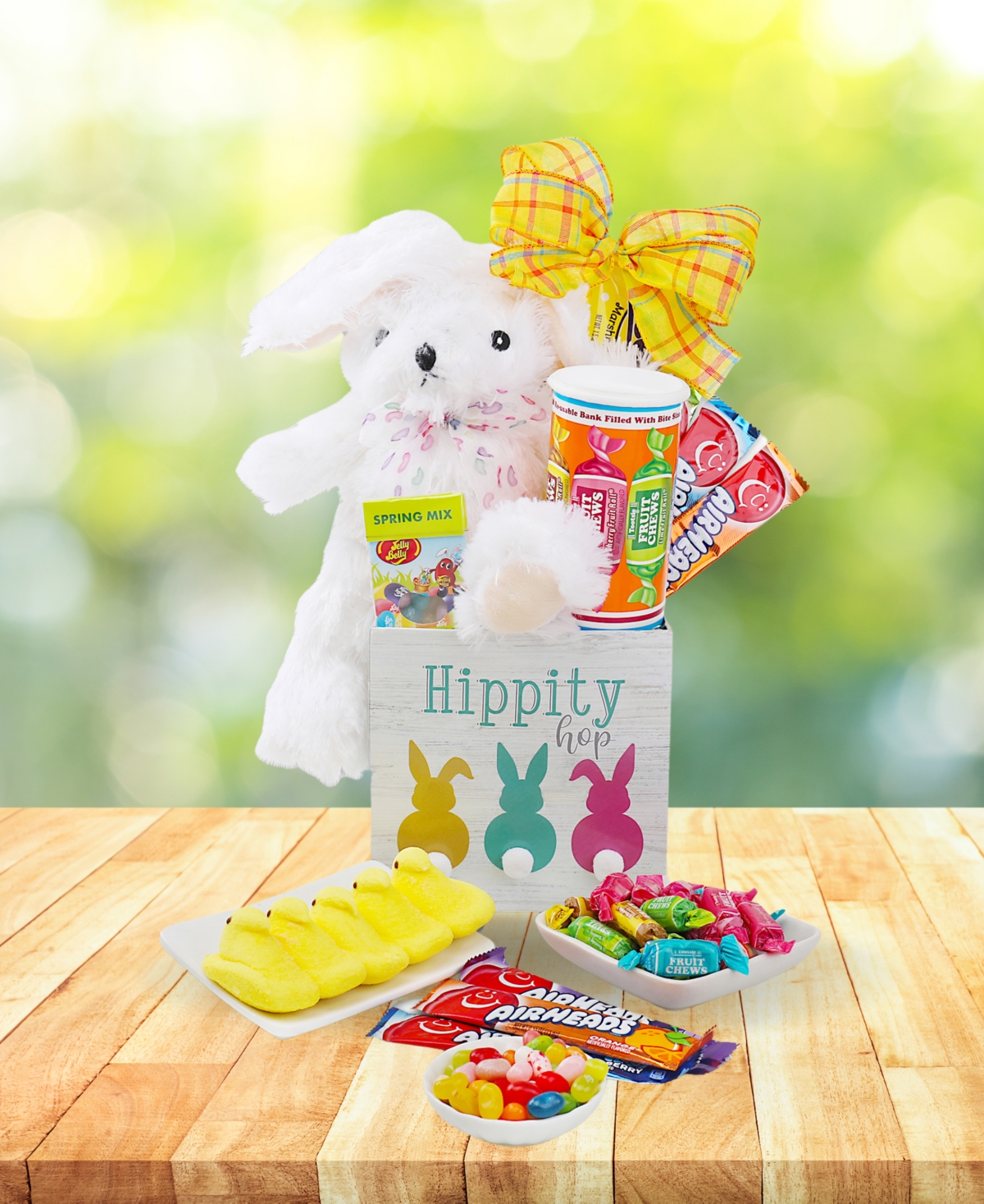 Alder Creek Gift Baskets Easter Hippity Hop Gift Box, 8 Piece In No Color