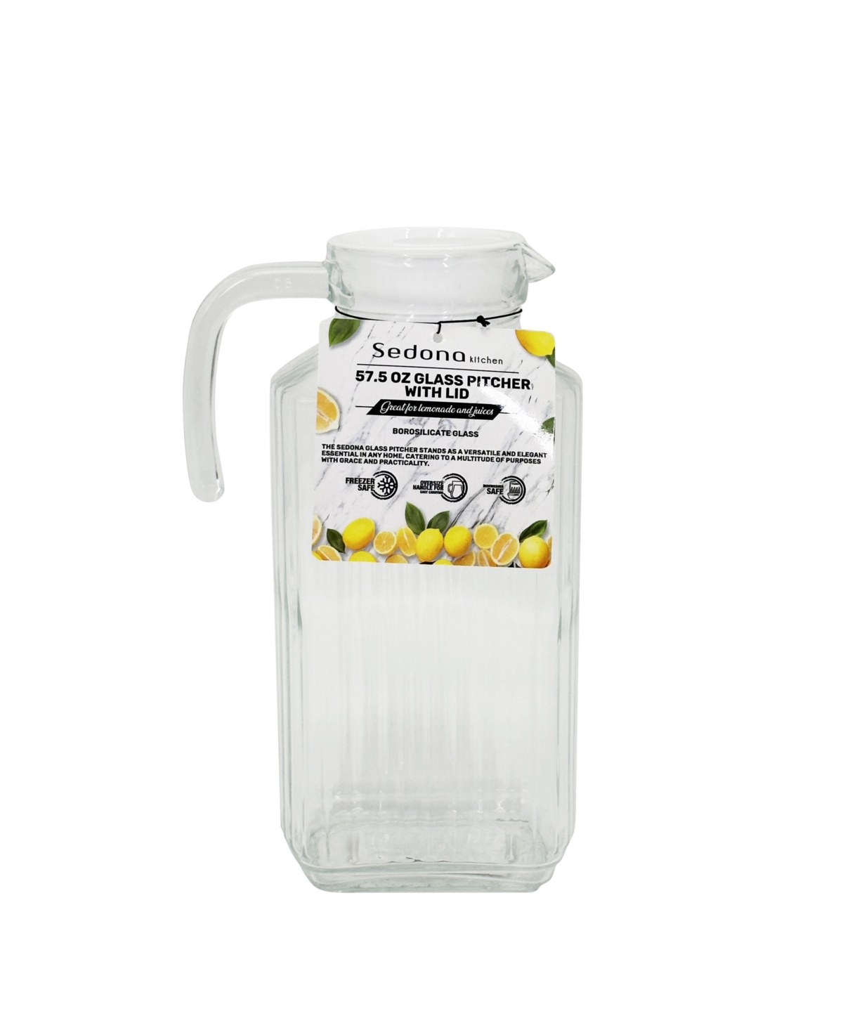 Shop Sedona 57.5 oz Glass Pitcher In Clear