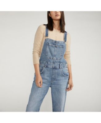 Women's Baggy Straight Leg Overalls